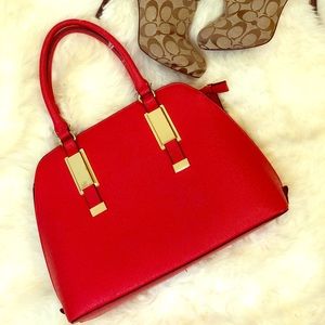 Large Red Satchel